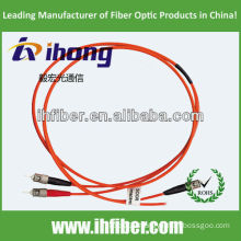 ST/UPC Multimode duplex fiber optic patch cord manufacturer with high quality